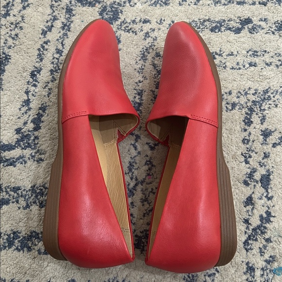 Dansko Larisa SlipOn Leather Red Flats Casual Everyday Comfort Size 42 (11.5-12) - Picture 6 of 11